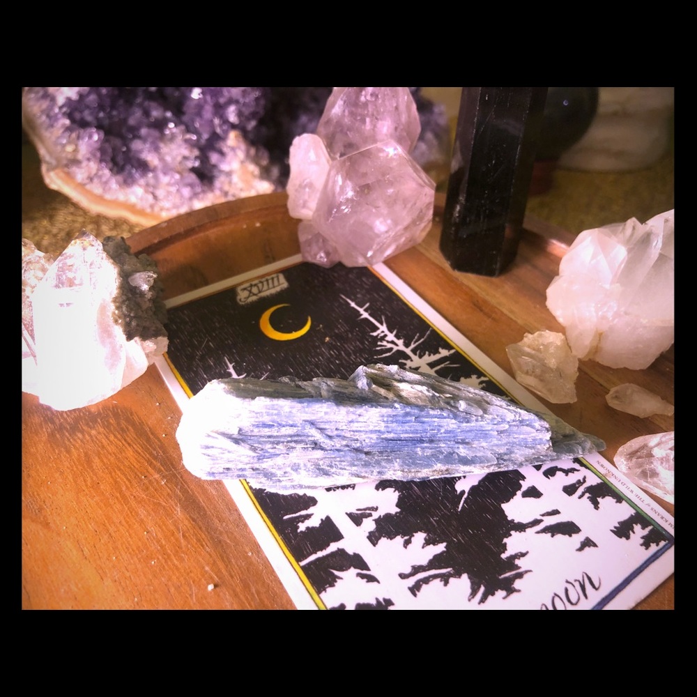Large Raw Blue Kyanite Wand Healing crystal